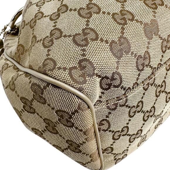 GUCCI Cream Canvas Tote Bag - Picture 7 of 16